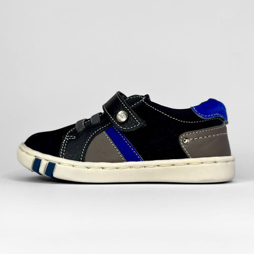 TenTen Boys Orthoflex Sneaker – Navy & Blue Trim
