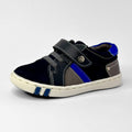 TenTen Boys Orthoflex Sneaker – Navy & Blue Trim