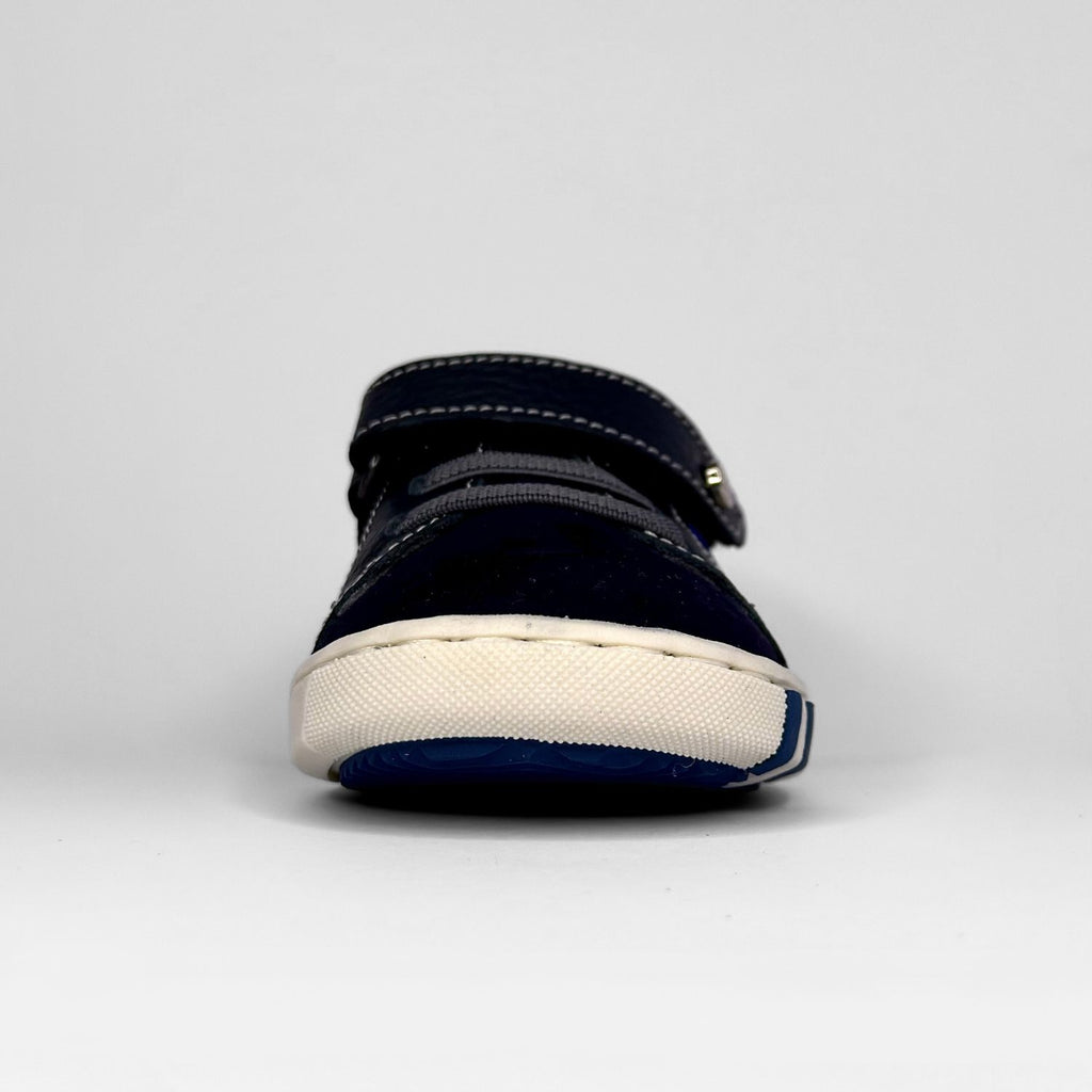TenTen Boys Orthoflex Sneaker – Navy & Blue Trim